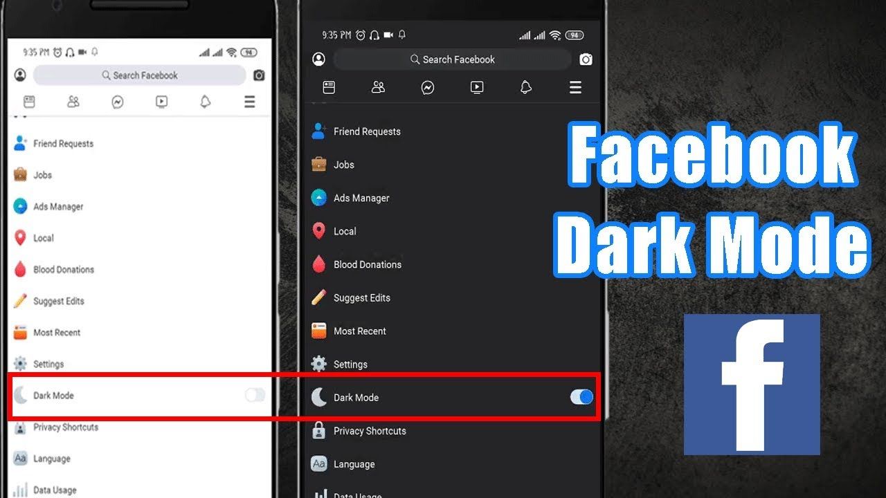 Comment Activer le Mode Sombre sur Facebook : Guide pour iOS, Android et Web
