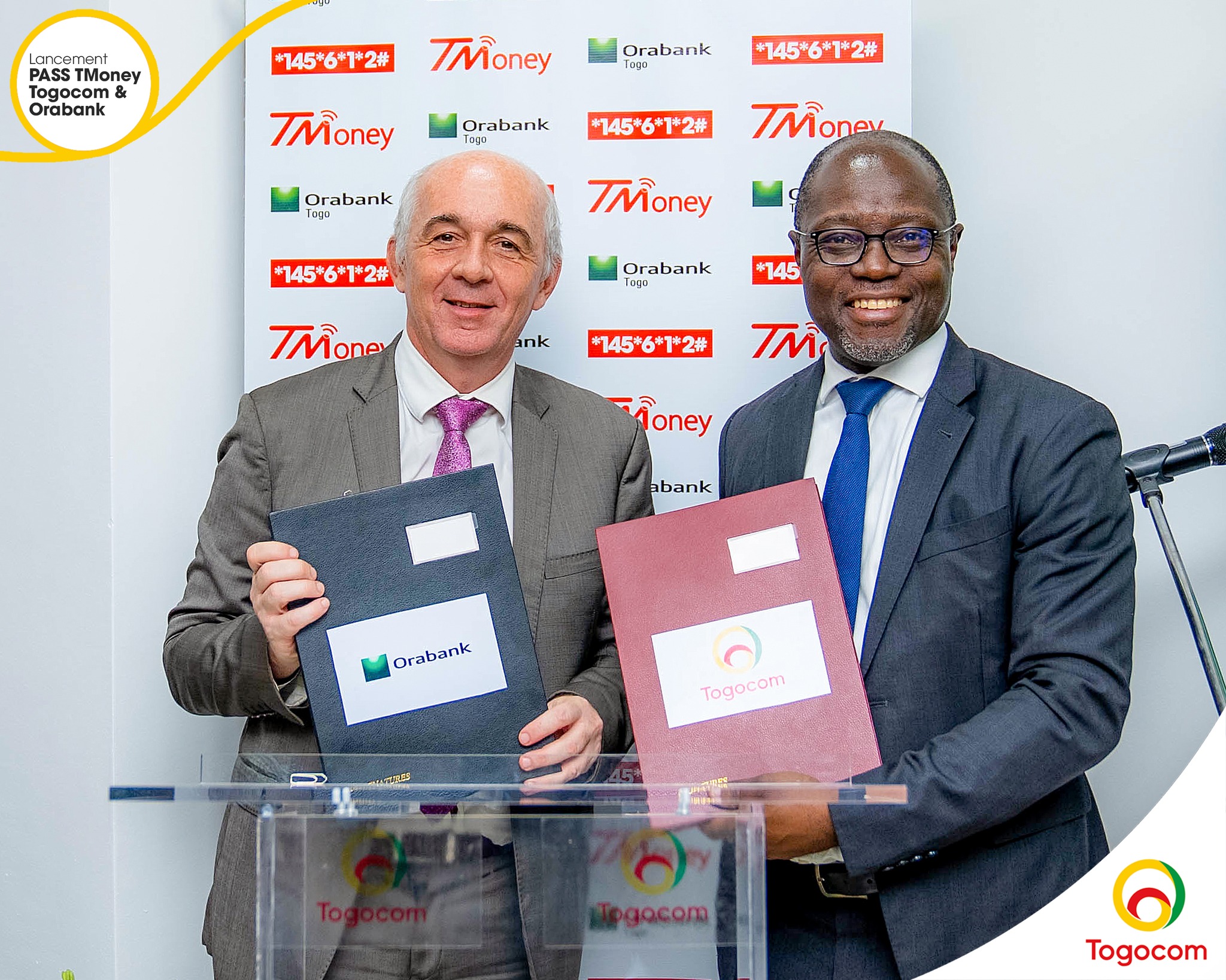 Mobile Banking : Togocom et Orabank-Togo lancent Pass Tmoney