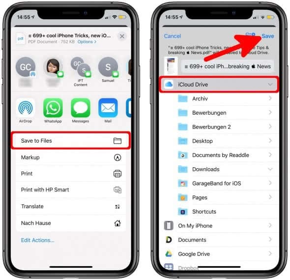 Créez des PDFs en un clin d'Œil avec votre iPhone