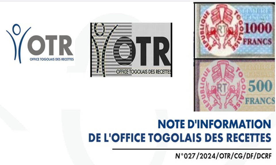 Togo : 3 choses à savoir sur l’introduction des timbres fiscaux électroniques